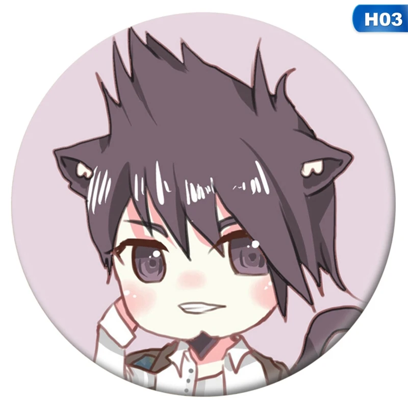 Anime Danganronpa Brooch Pin Badge Accessories For Clothes Backpack Decoration Children's Gift 58MM | Costumes