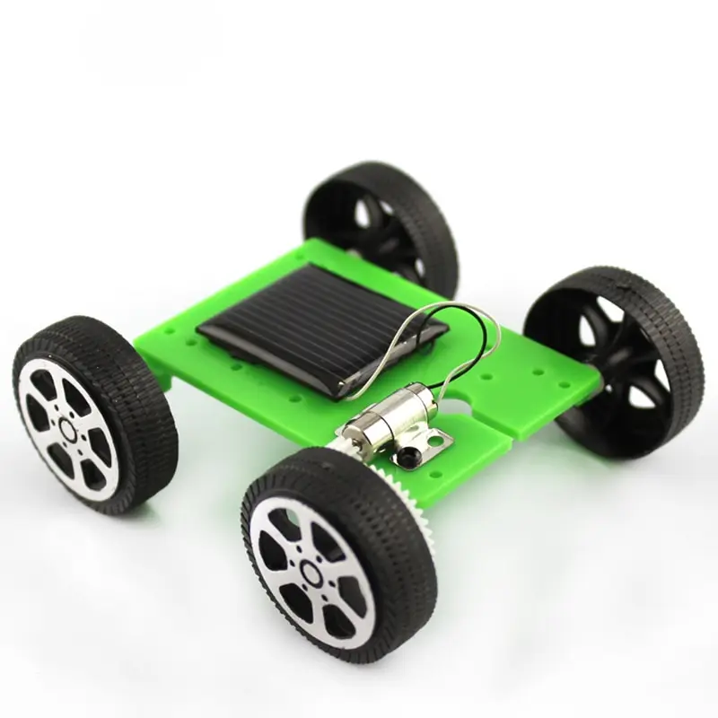Mini Science Experiment Solar Car Toys for Children DIY Assembled Energy Powered Toy Robot Kit Set Educational | Дом и сад