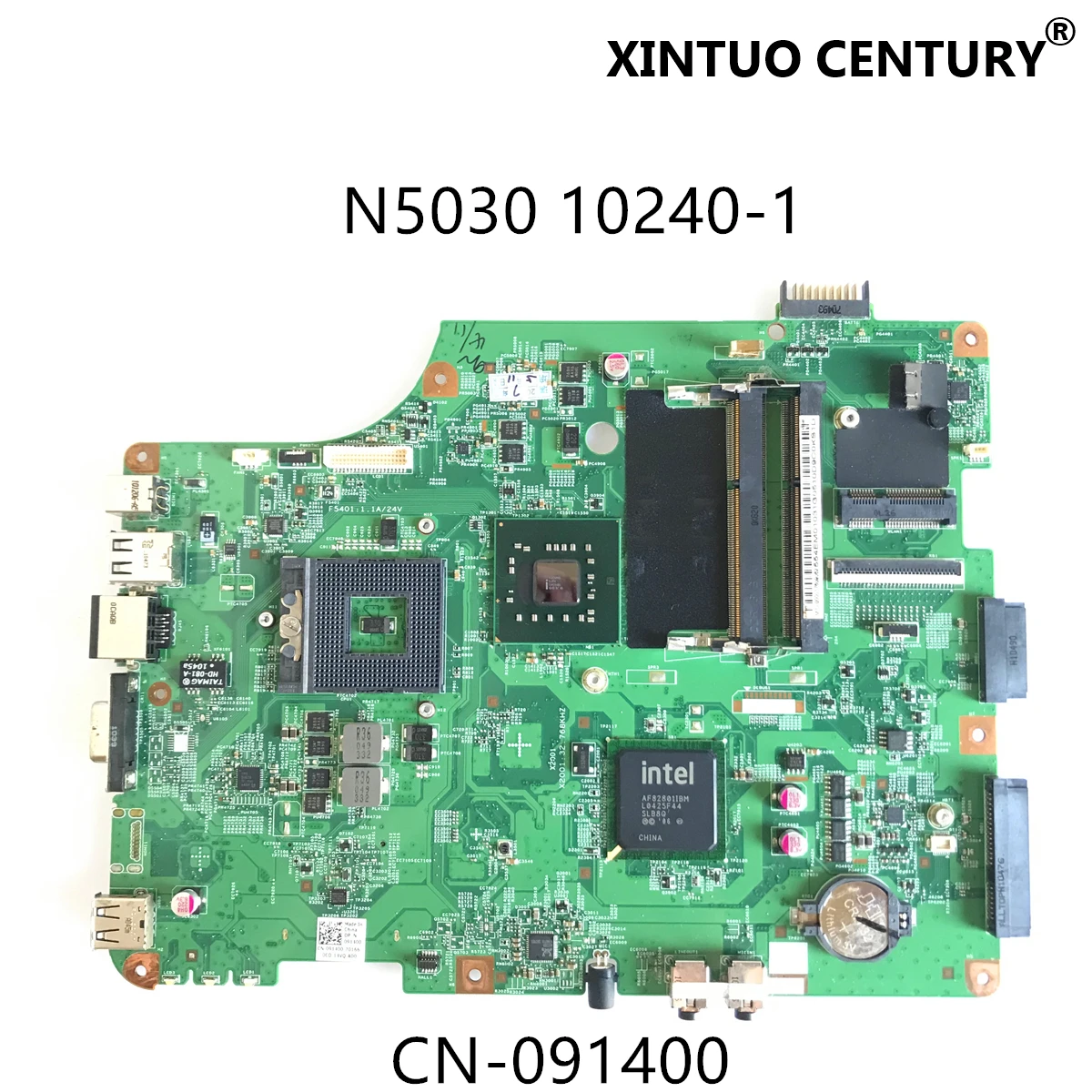 

CN-091400 091400 91400 материнская плата для ноутбука DELL Inspiron 15R N5030 GM45 материнская плата 10240-1 48.4EM24.011 100% тестирование работы