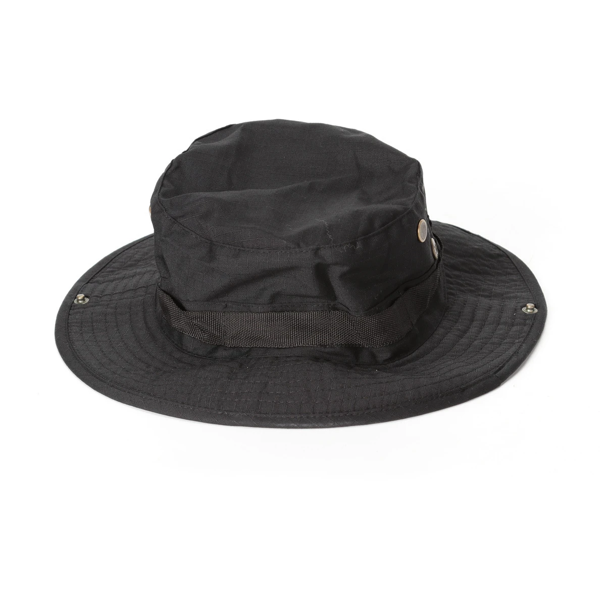 Тактическая шапка Boonie, армейская Рыбацкая Кепка, военная тренировочная солнцезащитная Кепка, уличная спортивная камуфляжная кепка для рыбалки, походов, охоты - Цвет: Black