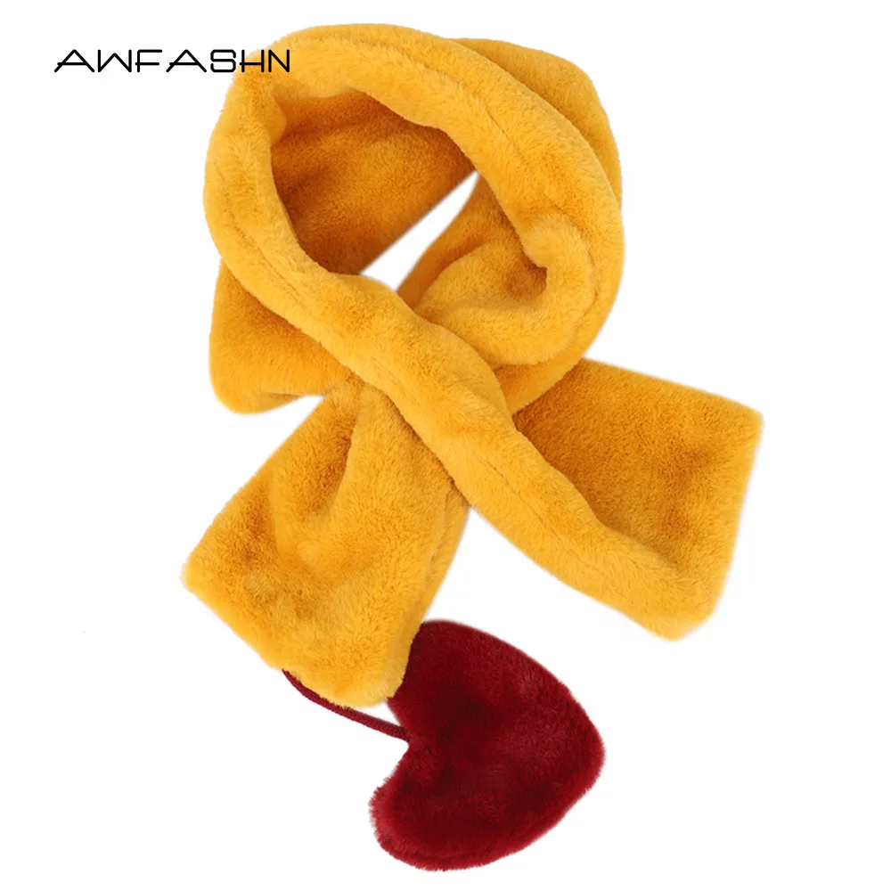 Женский теплый шарф зимний утепленный бархатный для девушек модный дизайнерский