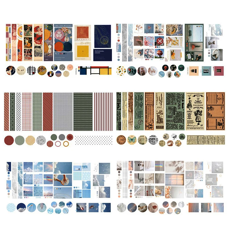 

Для выведения токсинов, 40 шт Винтаж достопримечательности полосатого рисунка карманная лента деко наклейки Скрапбукинг пуля журнал деко Н...