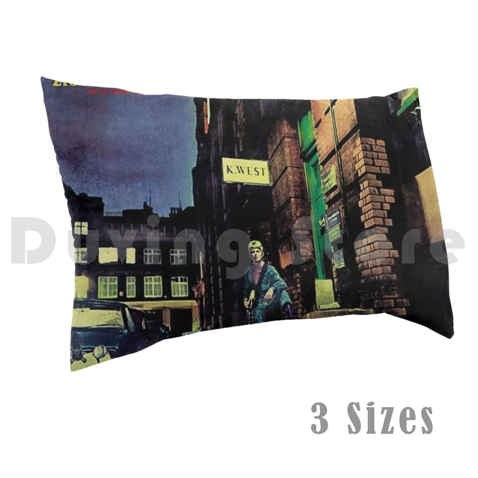 

Виниловый чехол с изображением подушки Давида 50x75 Ziggy Music David 70s Starman в стиле ретро 80-х символ знакового винилового альбома