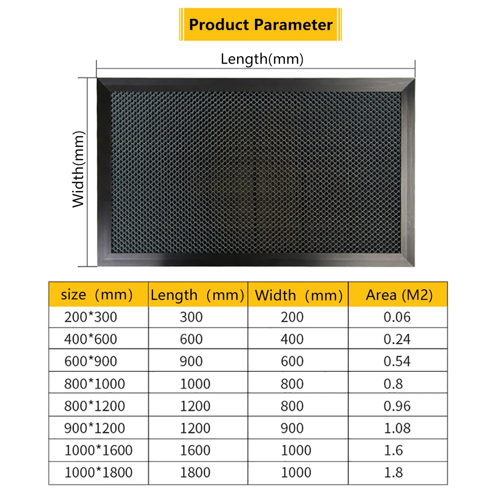 Панель для лазерной резки и гравировки Рабочая панель с сотовой структурой