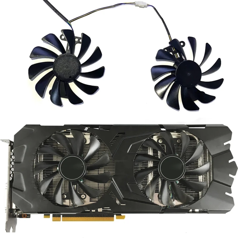 

NEW 95MM 4PIN GFM10012H12SPA GPU FAN，For KFA2 GALAXY GeForce GTX 1070 1070Ti 1080 EXOC SNPR Graphic Card Cooling Replacement fan