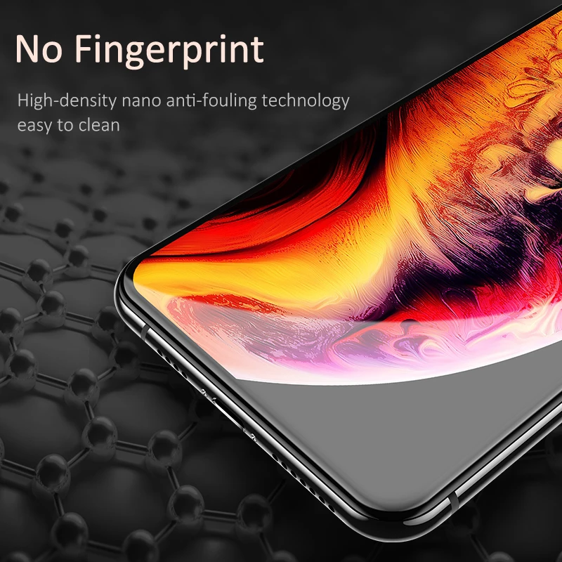 USAMS полное покрытие закаленное стекло для iPhone 11 pro 6 6s 7 8 X XS Max XR защита экрана