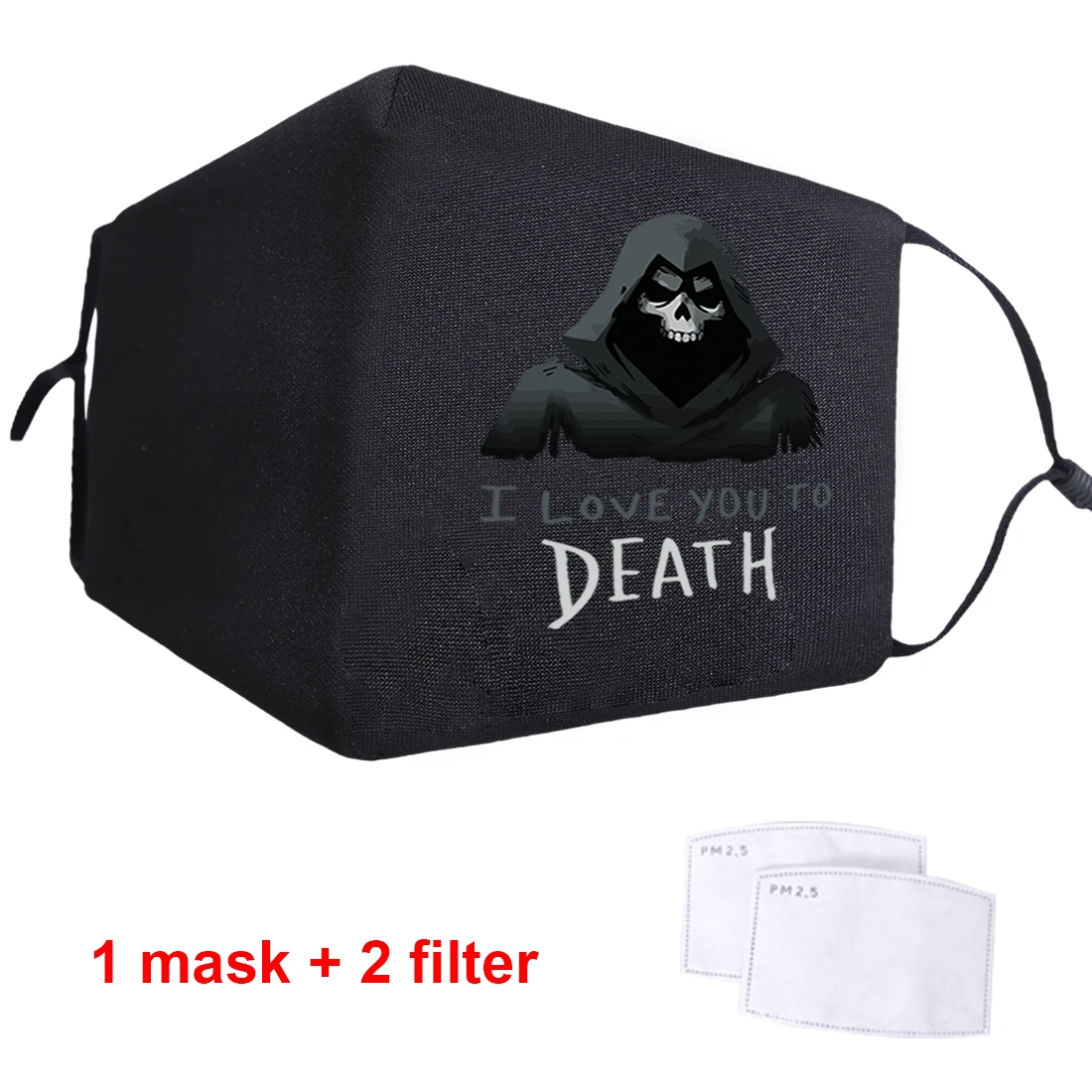 

Terror Printing Dustproof Washable Soft Face Masks Breathable Reusable mascarillas Mouth Muffle Respirator Funny Mens Woman Mask