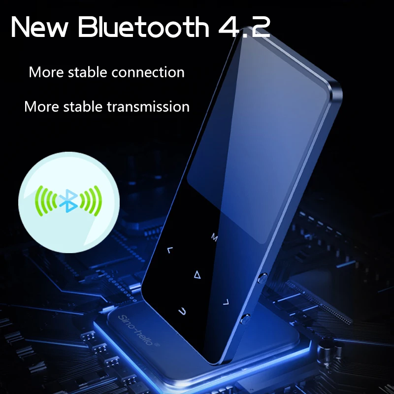 Mp3 плеер IQQ X2 портативный с поддержкой Bluetooth сенсорным экраном и встроенным
