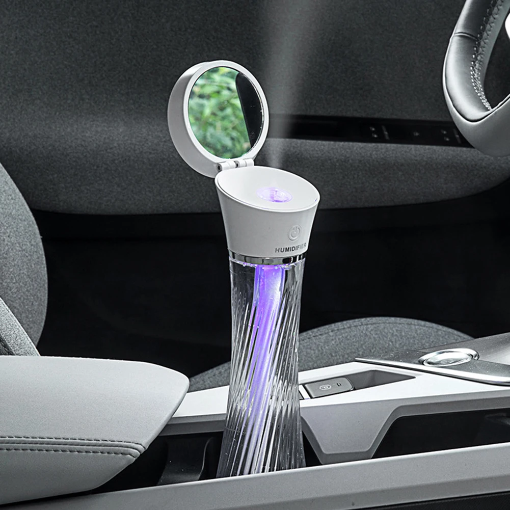 

Зеркало для макияжа Волшебная башня увлажнитель мини автомобильный диффузор встроенный аккумулятор USB зарядка креативный распылитель тум...