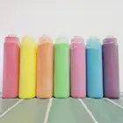 Пудра для бега, 100 г, праздничные поставки, цветной беговый пудра в бутылках, цветная кукурузная мука, кукурузный крахмал, цвет радуги Runnin