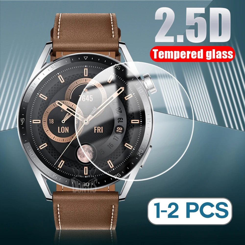 Защитная пленка для экрана из закаленного стекла для huawei Watch GT3 GT 3 2 Pro 42 мм 43 мм 46 мм элегантные активные умные часы прозрачная защитная пленк...