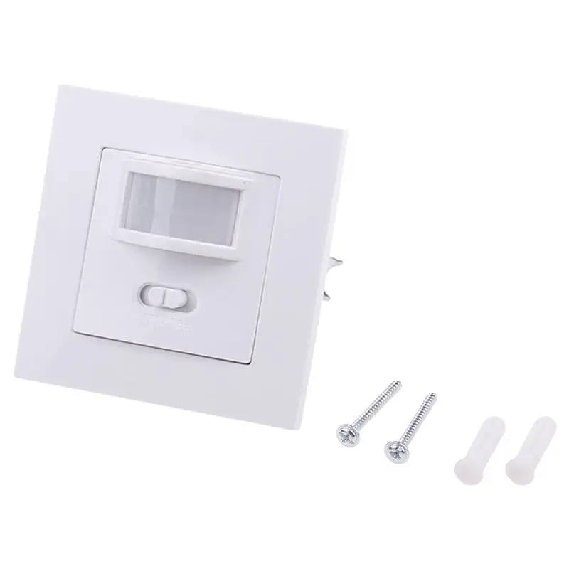 

220-240V AC Wall Mounted 9m Automatic PIR Infrared LED Motion Sensor Switch