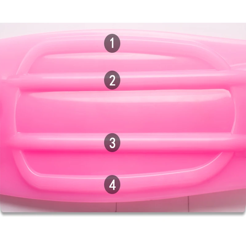 Нескользящий скейтборд Jelly Pink размером 57*15 см доска для рыб ПВХ колеса