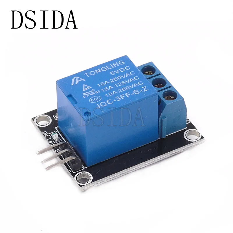 Модуль для arduino 50 шт. плата 1 канального релейного модуля PIC AVR DSP ARM 5 В защитная