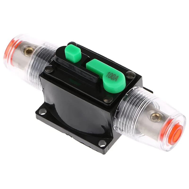 

In-Line Manual Reset Circuit Breaker Car Stereo Audio 12V/24V/32V