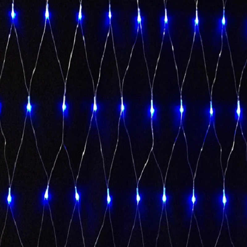 6Mx 4M 750 светодиодный сетчатый светильник s теплый белый/синий/RGB внутренний декоративный светильник для занавесок AC220V с европейской вилкой Праздничная садовая уличная лампа