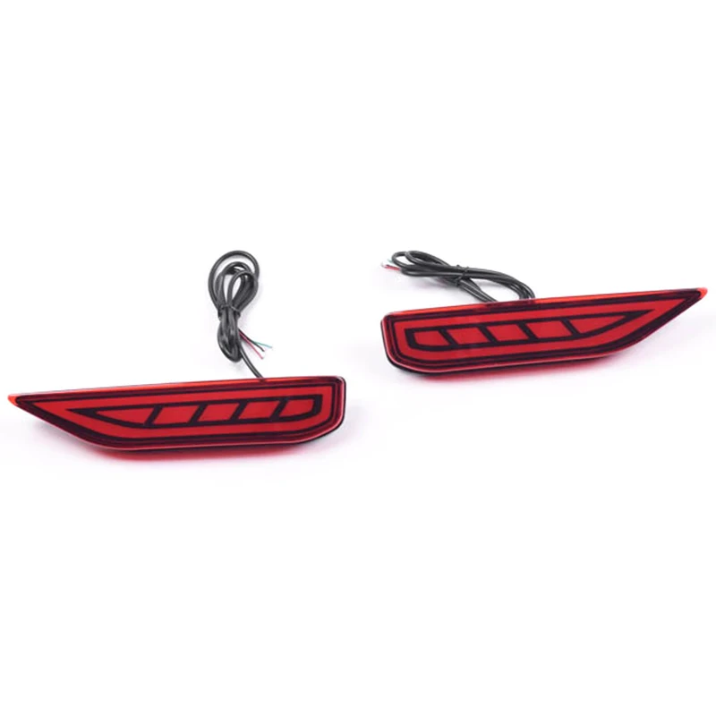 LED Light Guide Rear Bumper Brake Lights Night Driving DRL Case for Mitsubishi Xpander Sport 2017+ | Автомобили и мотоциклы