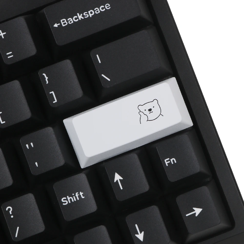 JKDK Littel Bear Enter Artisan Keycap CNC анодированный алюминий совместимый с переключателями Cherry