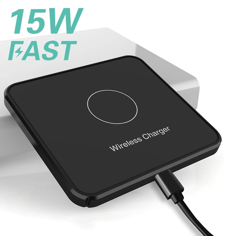

Wireless Charger for All Wireless Products Fast Wireless Charger for iPhone 11 15W QI Wireless Fast Charger 12 X XR XS Max
