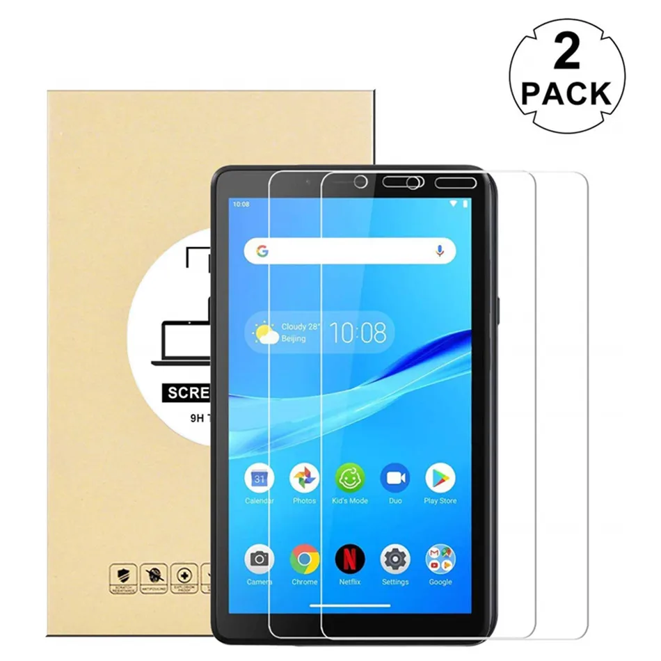 Защитное стекло для Lenovo tab M7 закаленное пленка lenovo m7 2 шт./упак.
