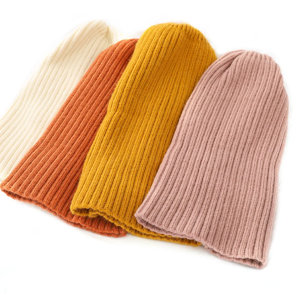 Зимние шапки женские шапочки облегающие для девочек оптовая продажа женская