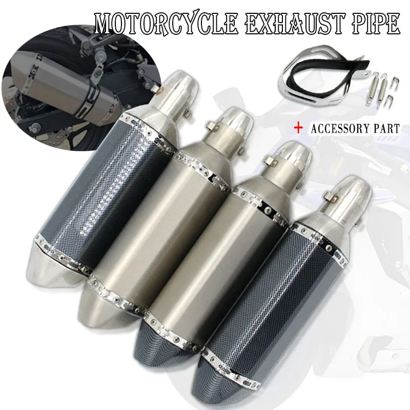 

For YAMAHA YZF R3 R6 R1 R25 YZFR3 YZFR6 YZFR1 YZFR25 51mm Universal Motorcycle Exhaust Muffler Escape Moto Silencer