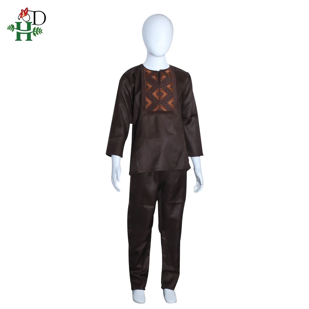 H&ampD African Children Boy Clothing Kids Dashiki Shirt Africa Ankara Outfit Clothes Tops Pant Suits vetement africain | Тематическая