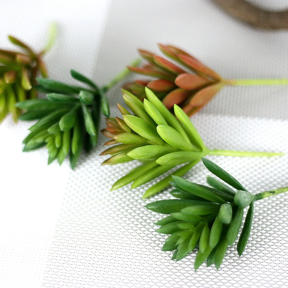 Искусственные пластиковые суккуленты 1 шт. кактус цветок эферии Декор для дома и