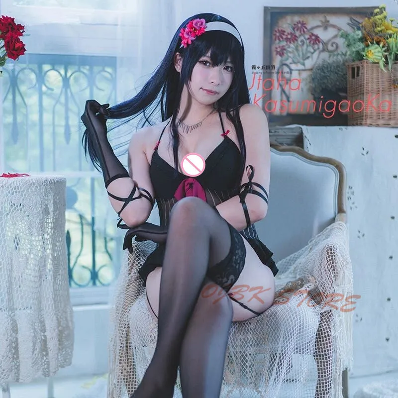 Японский аниме сексуальный косплей Saenai Heroine No Sodatekata Kasumigaoka Utaha Купальник костюм для Хэллоуина подарок для подруги