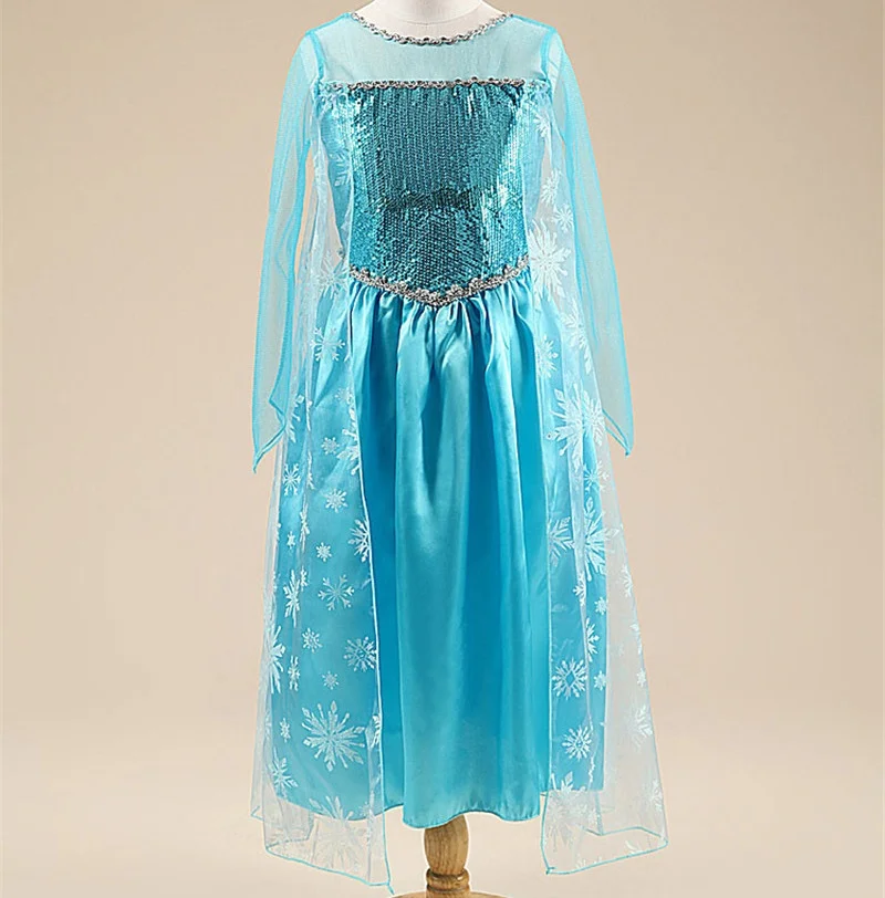 Autumn Long Sleeves Dresses Girls Little Princess Dress Kid's Party Girl Clothes Children Halloween Costumes 8T | Детская одежда и