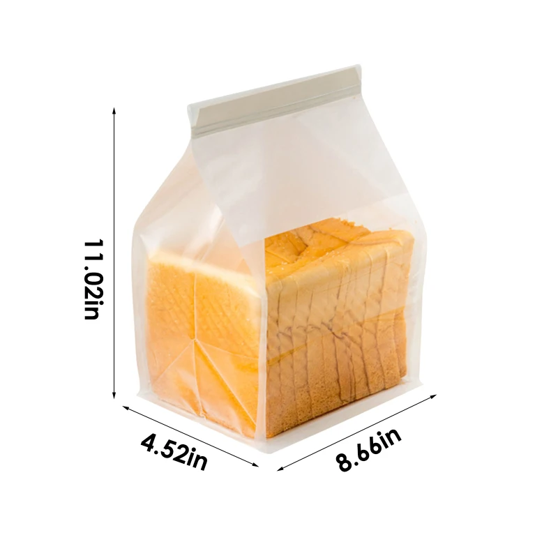 

TTLIFE 50pcs Kraft Paper Bag Gift Bags Packaging Biscuit Candy Food Cookie Bread Seen Snacks Baking Takeaway Bags