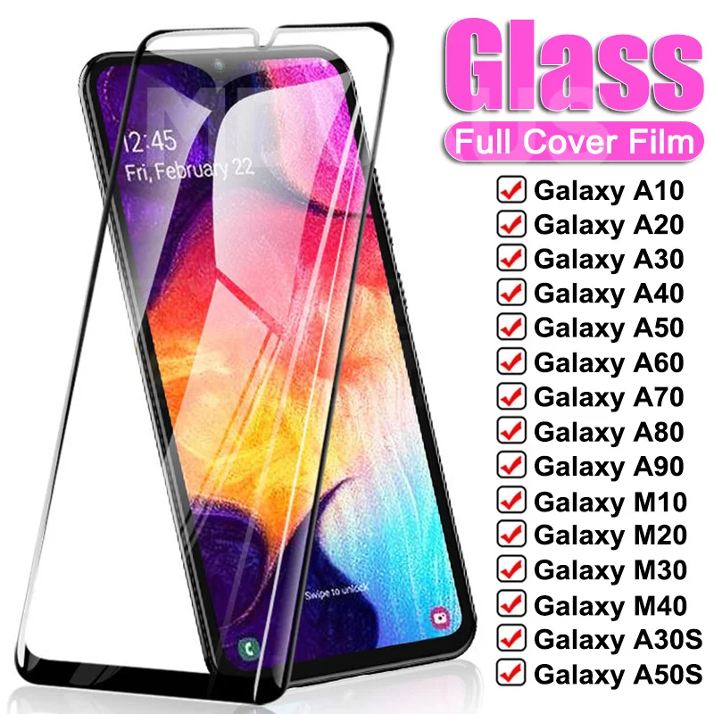 

999D Anti-Burst Tempered Glass For Samsung Galaxy A10 A20 A30 A40 A50 A60 A70 A80 A90 Screen Protector on M20 M30 M40 Glass Film