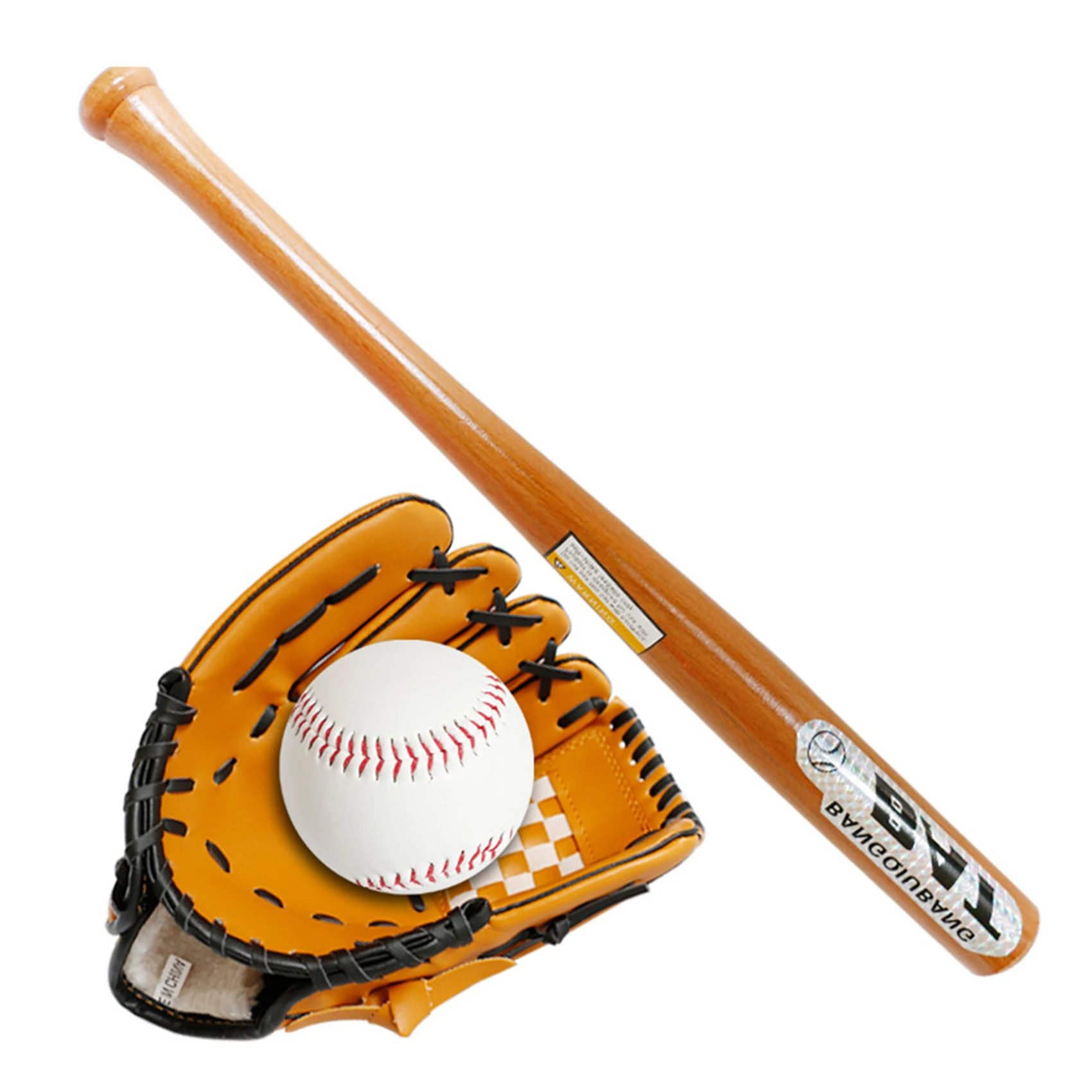 야구 Teens Baseball Set 25'' Aluminum Alloy Bat 10.5'' Left-hand-wear Right-hand-throw Glove Soft Ball with Storage - купить