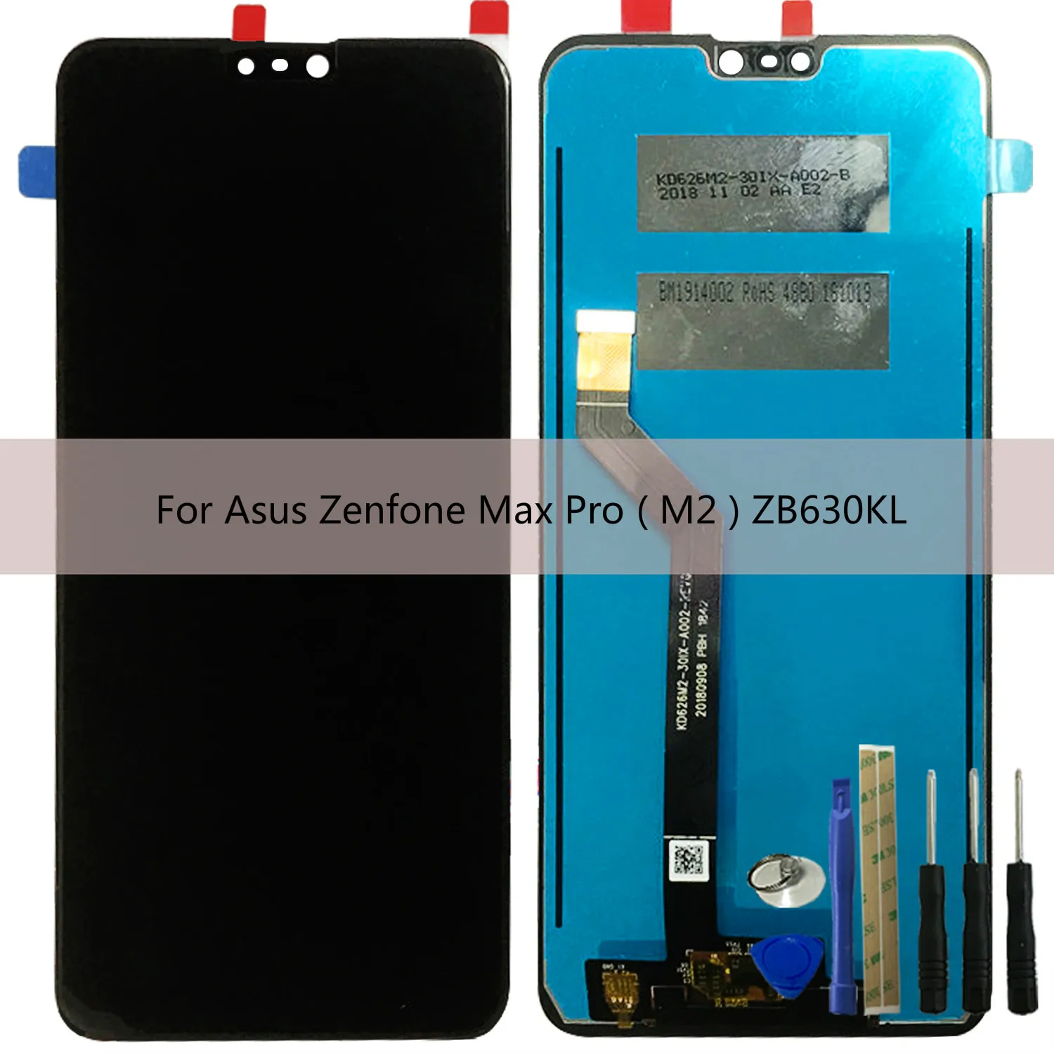 SZHAIYU ЖК для Asus Zenfone Max Pro (M2) ZB630KL/ZB631KL дисплей кодирующий преобразователь сенсорного