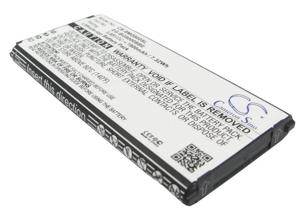 

cameron sino 1900mAh battery for SAMSUNG Galaxy S5 Dx Mini SM-G800 G800F G800H G800R4 G800Y EB-BG800BBE BG800CBE EG-BG800BBE