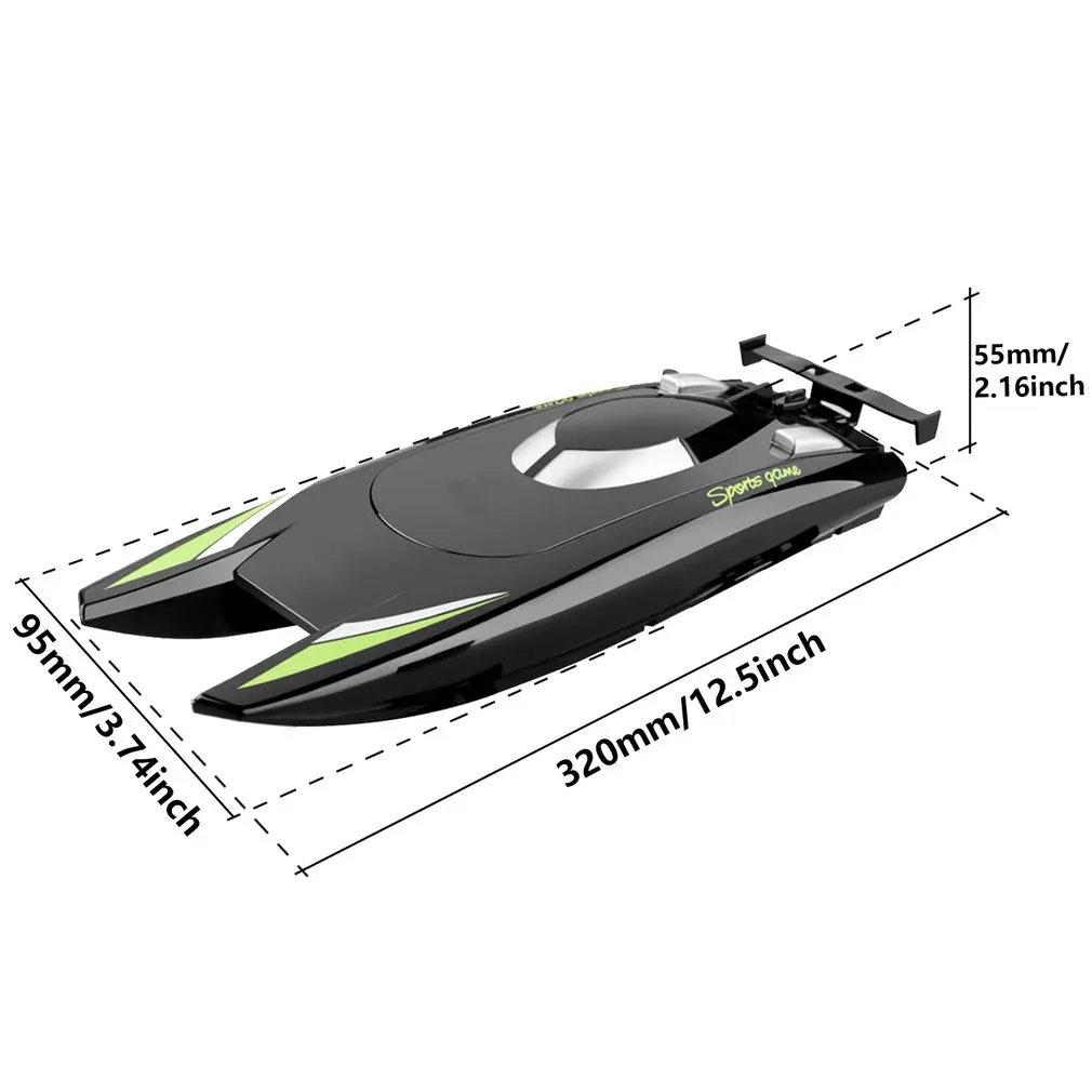 

805 RC Boats 2.4G 25KM/H High Speed Racing Boat Remote Control Boats 4Channels For Kids Adult Racing Boat