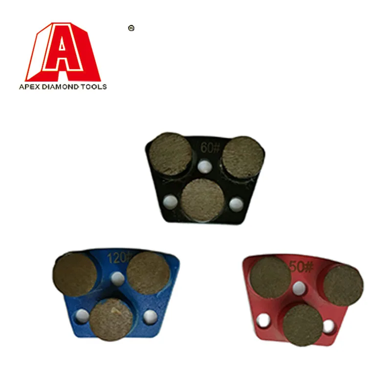 

Diamond Segmented Head Grinding Disc Abrasive Block Diamond Floor Polishing Pad for Floor Grinding Machines