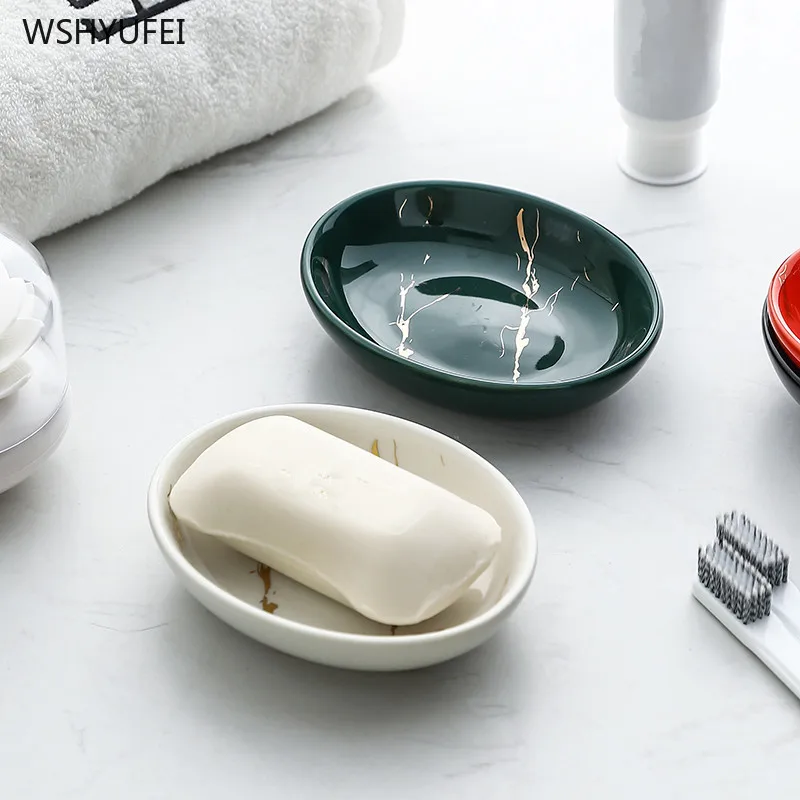 1 шт. Скандинавская керамическая Коробка для мыла сливной Туалет Ресторан отеля