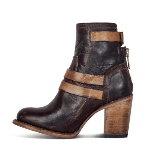 Классические Модные женские осенне зимние ботильоны смешанных цветов с круглым