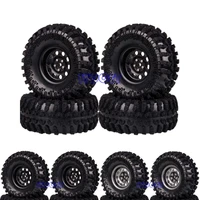 4p 2 2 metal beadlock wheel rim hub 125mm tires 2024 3021 for rc 110 rock crawler axial scx10 90046 hpi rr10 wraith