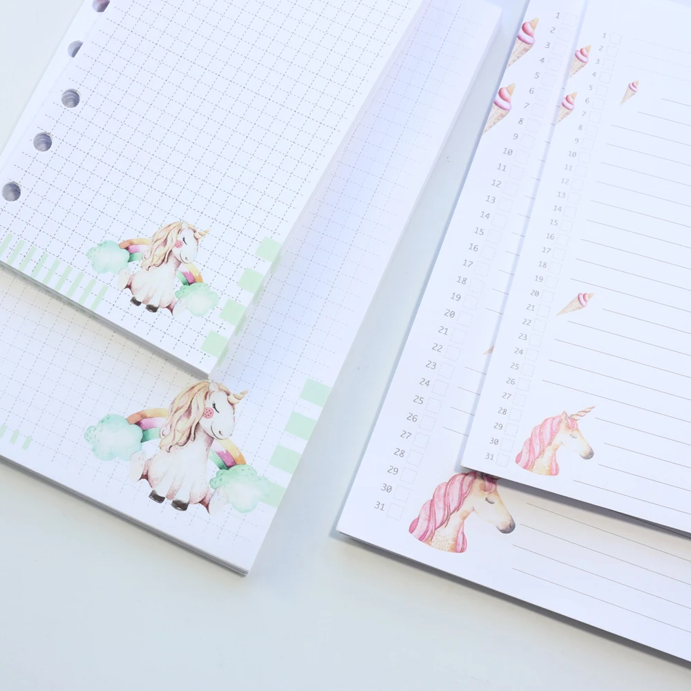 Милый многоразовый внутренний бумажный сердечник Domikee с 6 отверстиями для