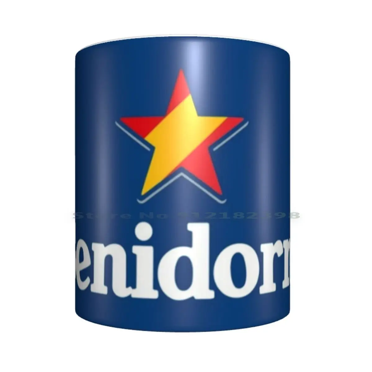 Звезды Испании-Benidorm (темные) Керамические Кружки Кофейные чашки молочный чай