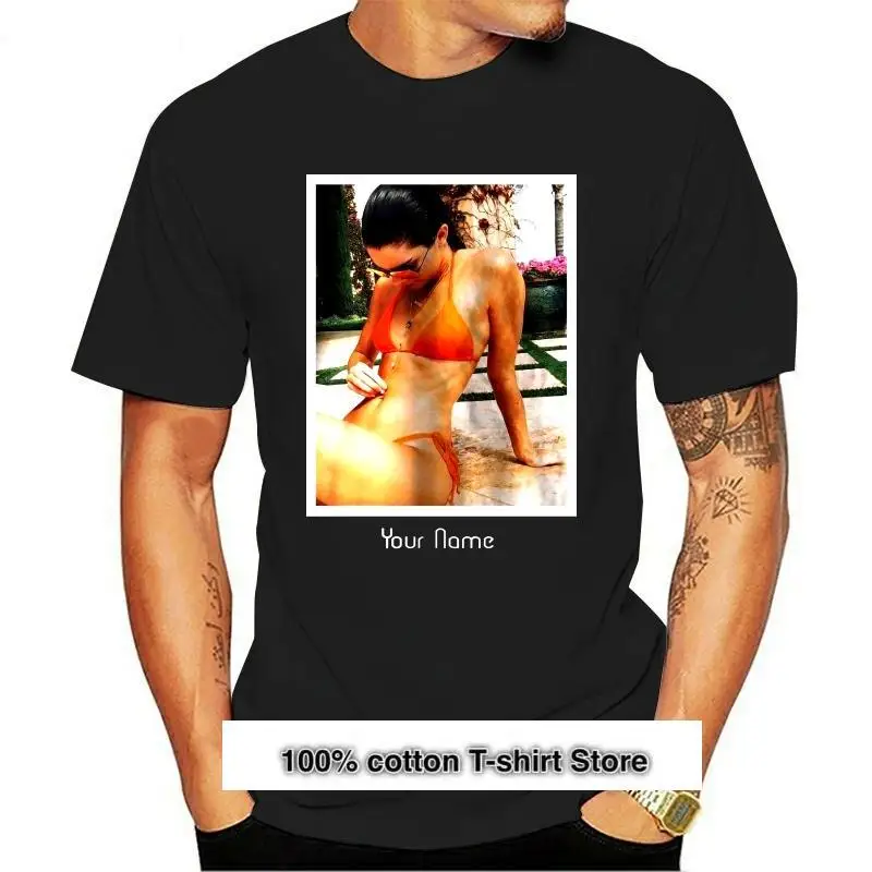 

Camisetas personalizadas de Kendall Jenner para hombre y mujer, camiseta nueva