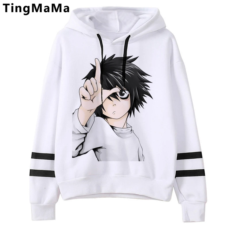 Толстовка мужская зимняя с японским аниме Death Note | Мужская одежда