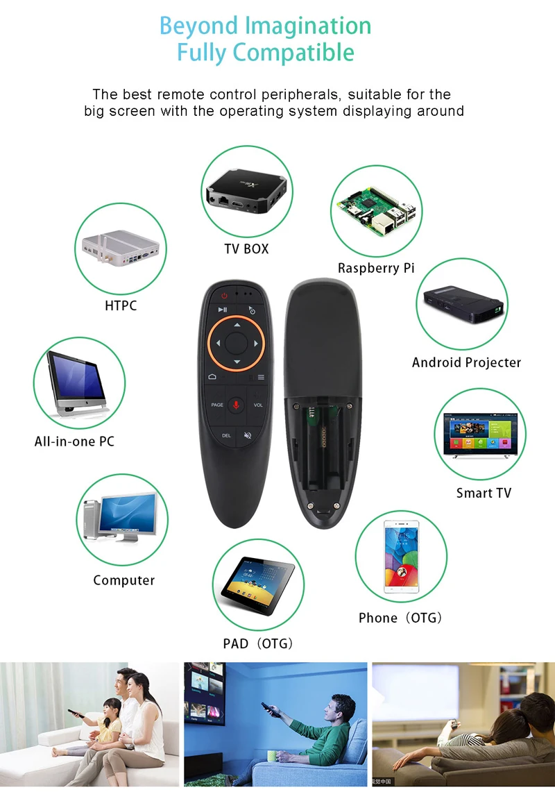 G10 S голосового Air Mouse 2,4 ГГц беспроводной Google микрофон Пульт дистанционного управления и ИК-обучения 6-осевой гироскоп для Android TV Box Mini PC