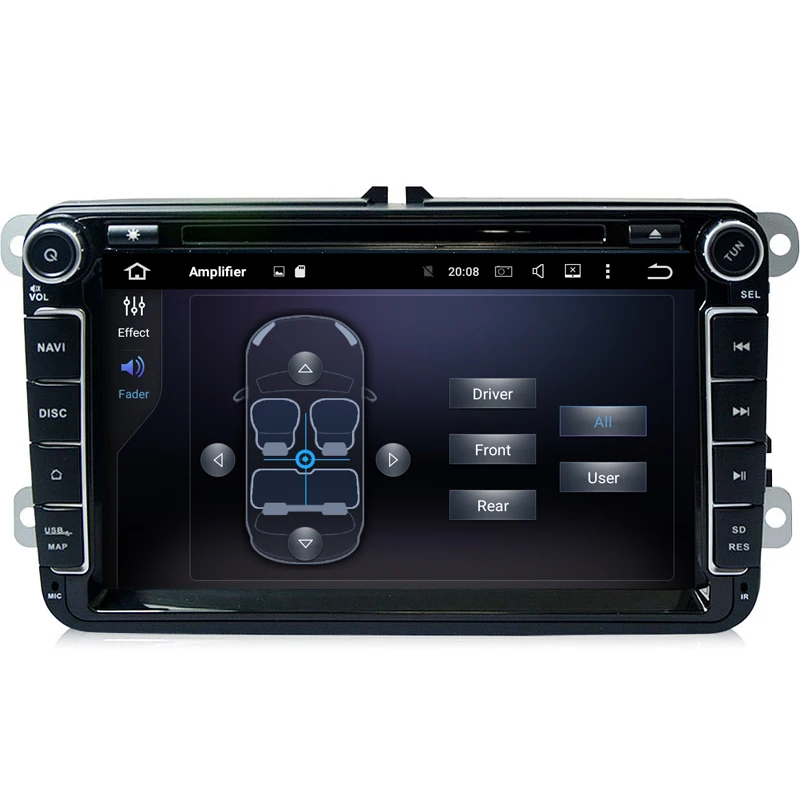 8 ''Android 10 0 Восьмиядерный автомобильный DVD GPS для VOLKSWAGEN skoda POLO GOLF PASSAT CC TIGUAN TOURAN Bora