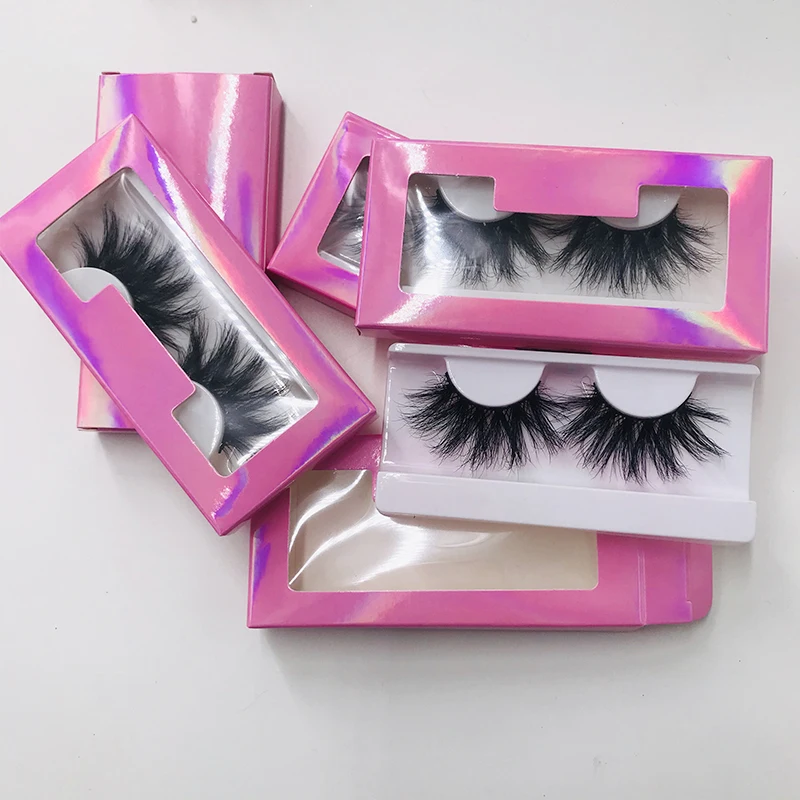 25 мм норковые ресницы 100% ручной работы из натурального меха норки плотные