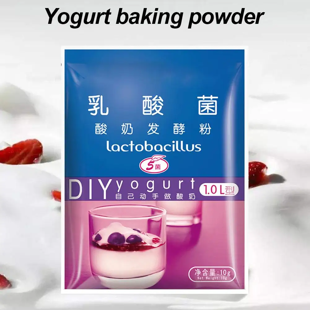 

Yogurt Starter Power DIY Yogurt Starter Yogurt Making Power Healthy Yogurt Production Yeast Powder Baking Tools For Household