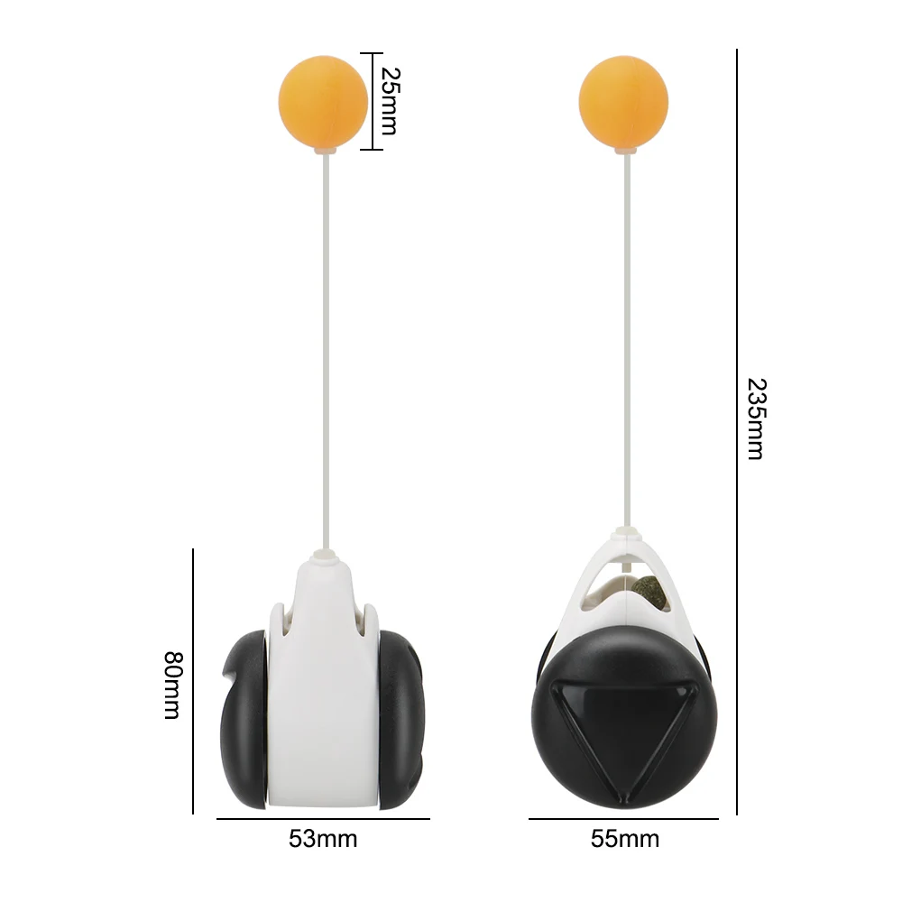 

With Wheels Indoor Exercise Interactive Rotating Cat Balls Smart Cat Toy Teaser Toys Pet Supplies