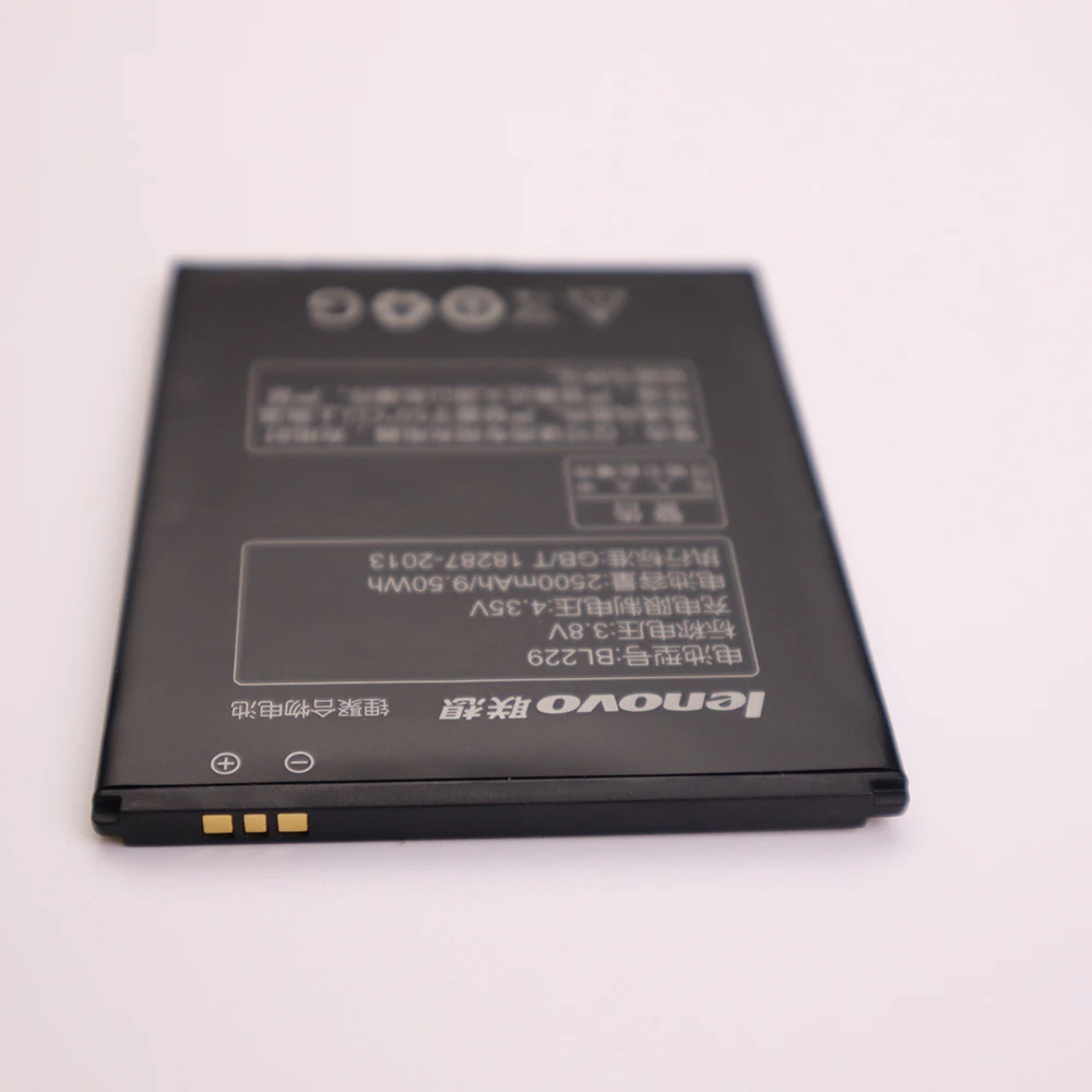 100% Новый оригинальный BL 229 BL229 батарея для lenovo A8 A806 A808T 2500 мАч высокое качество